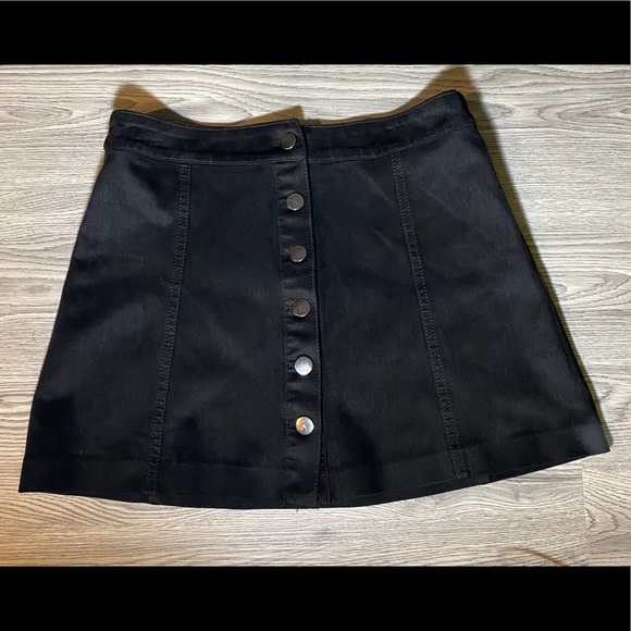Zara Dresses & Skirts - Zara, black button up miniskirt
